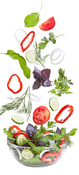 Fresh vegetables and fruits